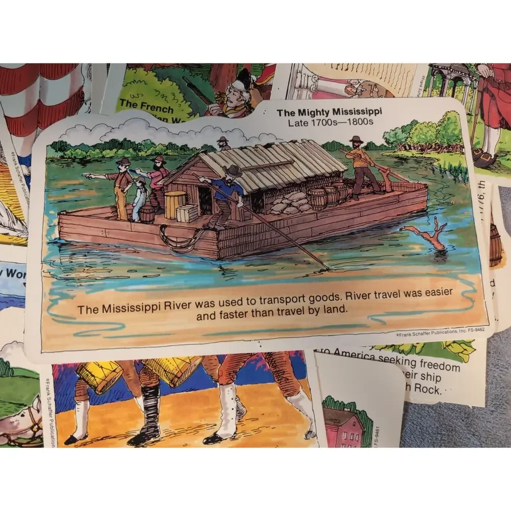Vintage 20+ Frank Schaffer Bulletin Board Lot Historical Events
